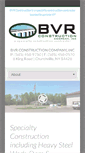 Mobile Screenshot of bvrconstruction.com